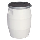 Fût 50 L + couvercle et grenouillère - PEHD ( B56870 ) (1 X 1 unité )