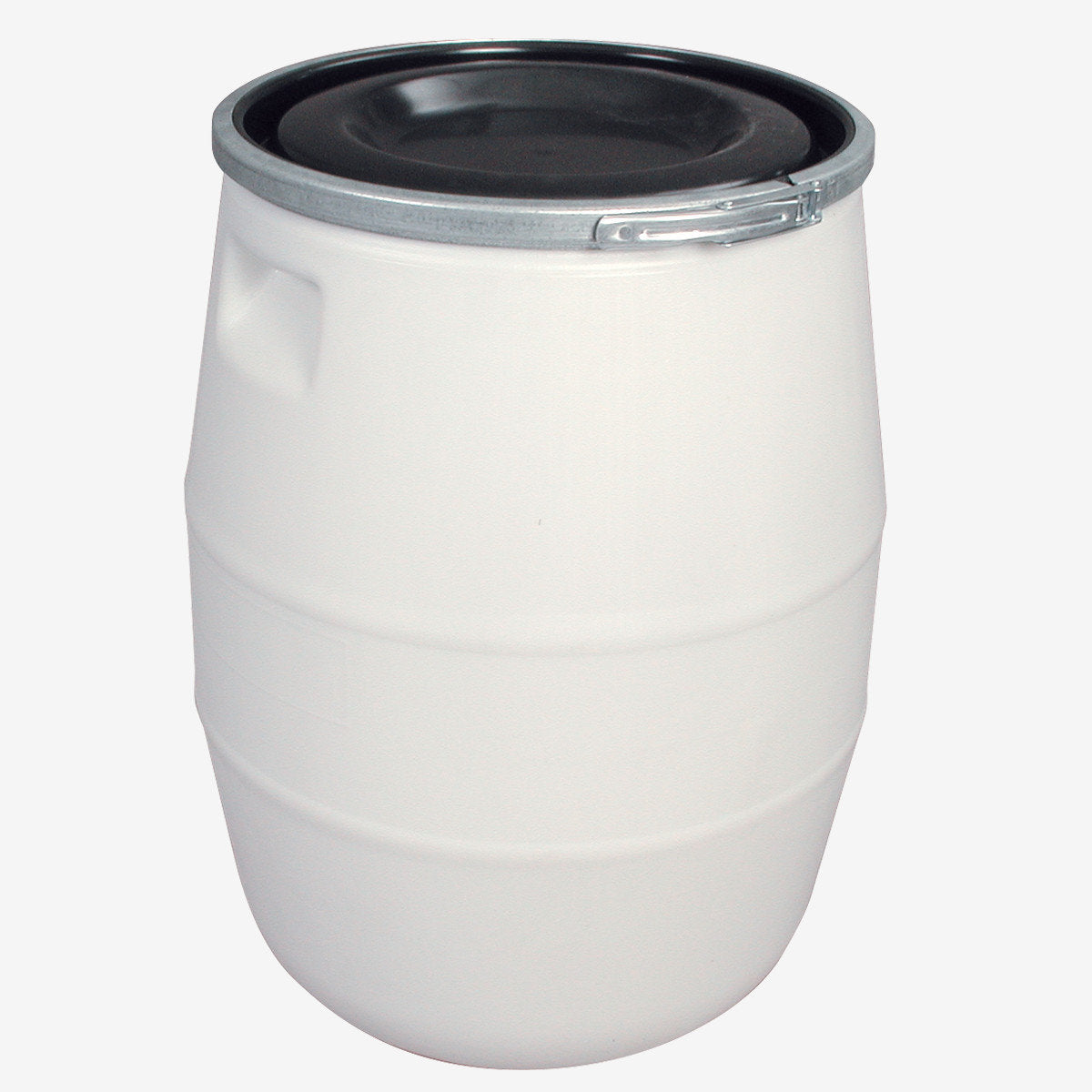 Fût 100 L + couvercle et grenouillère - PEHD ( B56871 ) (1 X 1 unité )