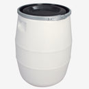 Fût 100 L + couvercle et grenouillère - PEHD ( B56871 ) (1 X 1 unité )