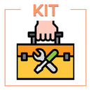 kit 4 roulettes table pieds ronds ( E43665 ) (1 X 1 unité )