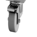 kit 4 roulettes meuble bas dont 2 avec freins krtaf125 et 2 sans freins krta125 ( E43666 ) (1 X 1 unité )