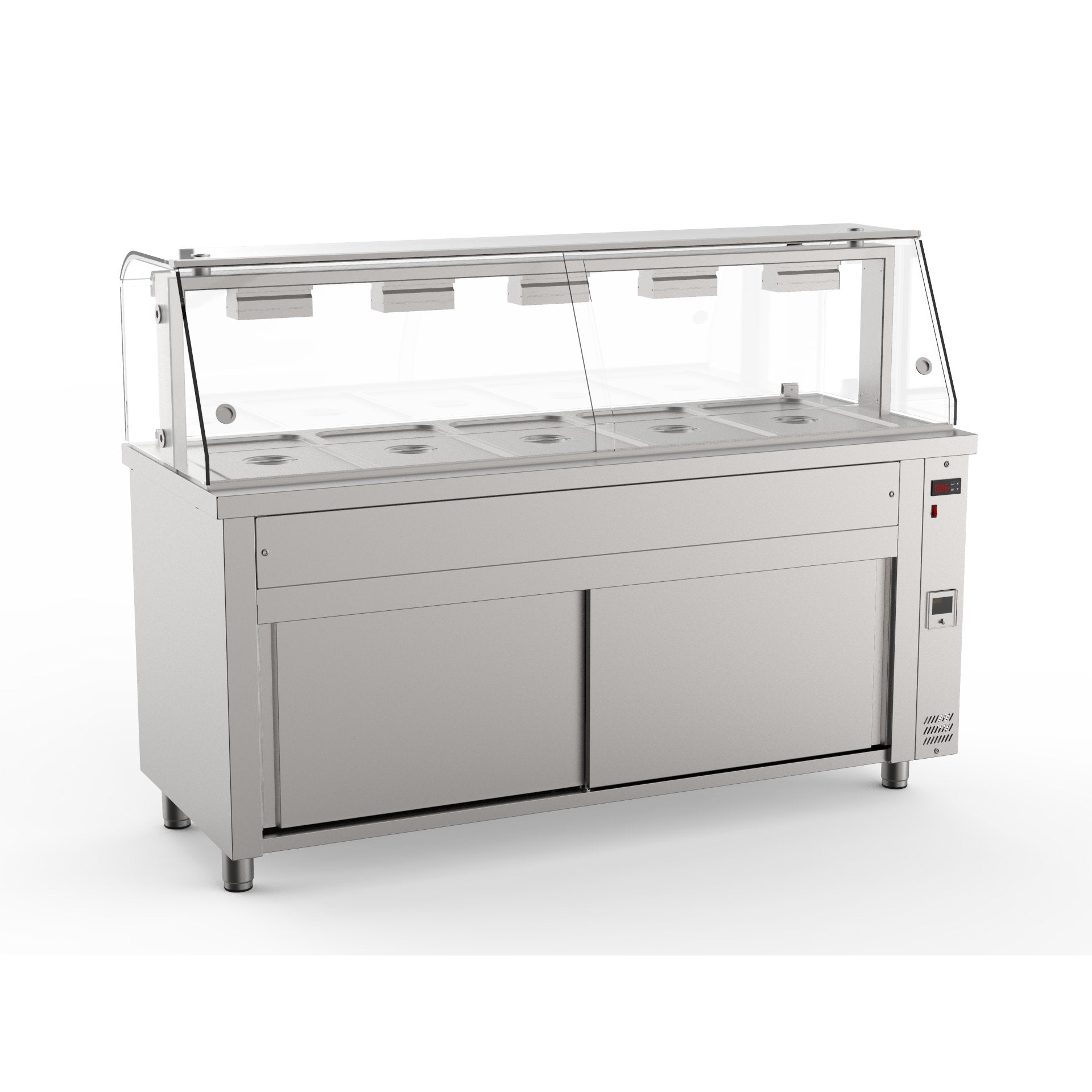 Bain marie +90°C - 1792x700x1313 mm ( B62718 ) (1 X 1 unité )