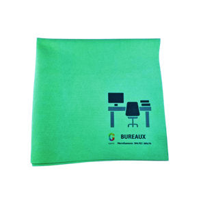 Printed HACCP Cloth - Green - Glass surface (E37408) (10 X 1 unit)