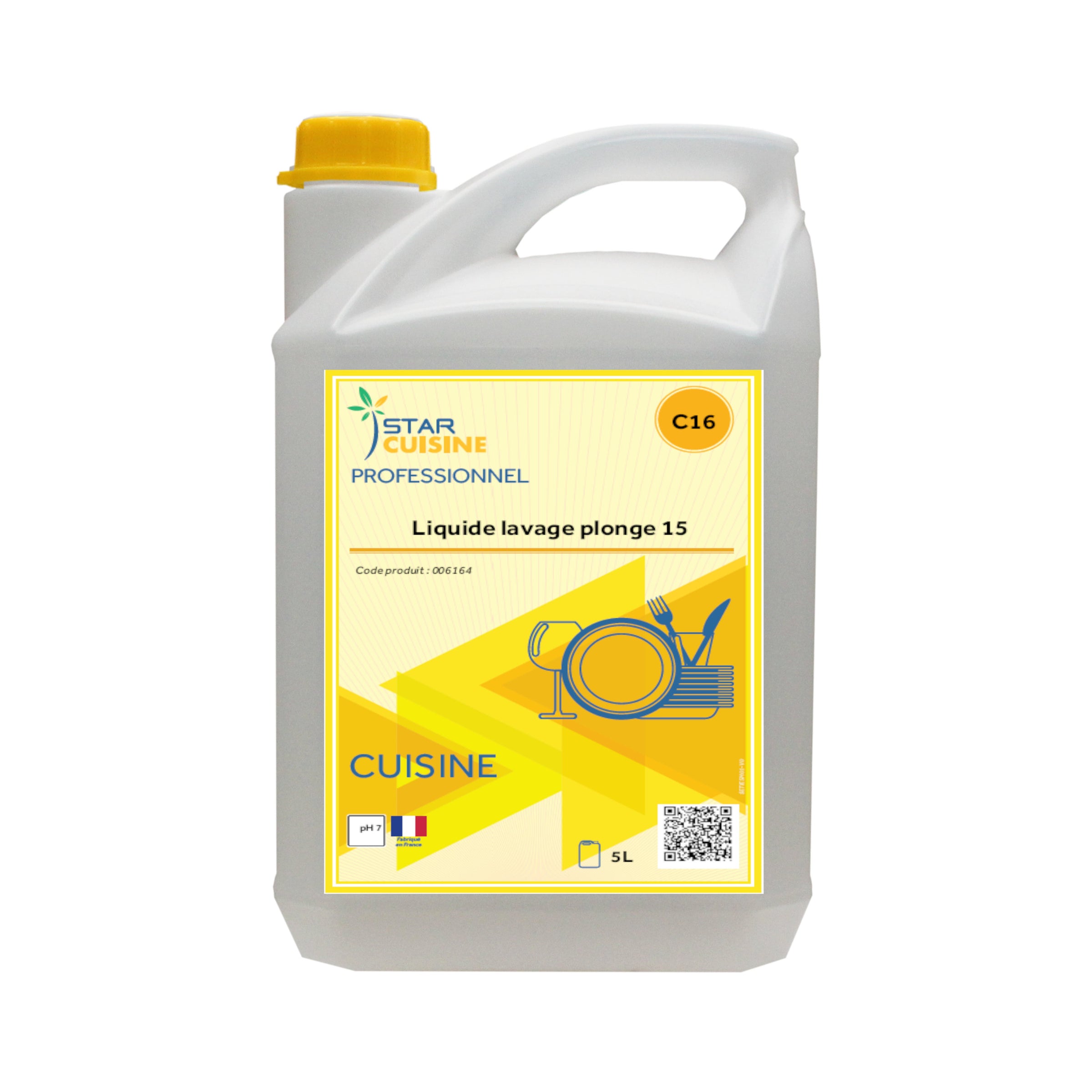 Dishwashing liquid - 5 L container (006164) (4 x 1 unit)