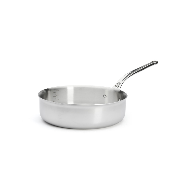 Sauteuse bord droit en inox AFFINITY Ø28cm - A82718 - 1 unité