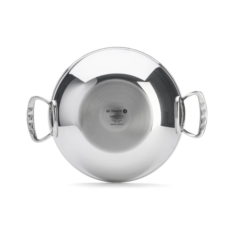 Wok inox multicouche AFFINITY Ø32cm avec anses - E49106 - 1 unité