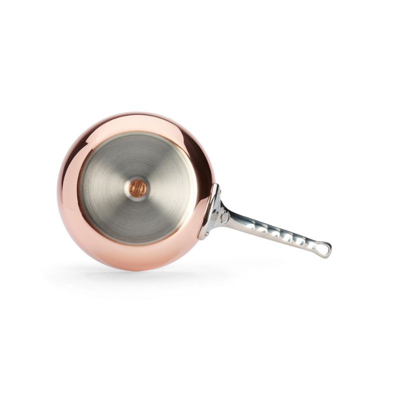 Sauteuse bombée en cuivre PRIMA MATERA Ø24cm - Queue fonte d'inox - 086787 - 1 unité