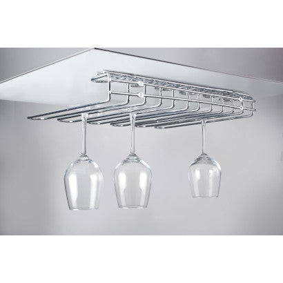 Chromed glass rack - Double fixture 45x31x56 cm ( 914467 ) (1 X 1 unit )