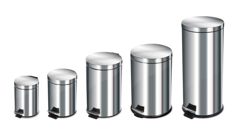 Poubelle 5 L -  Inox (1 X 1 unité )