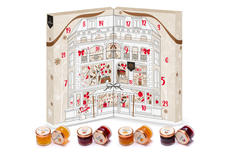 Calendrier de l'Avent confitures Andresy - 24x28g
