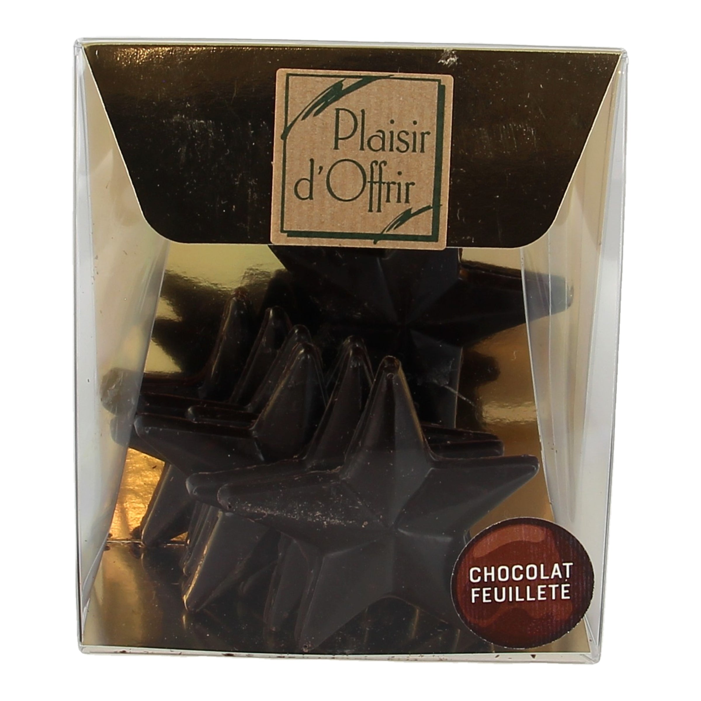Etoiles feuilletées au chocolat noir - 80g