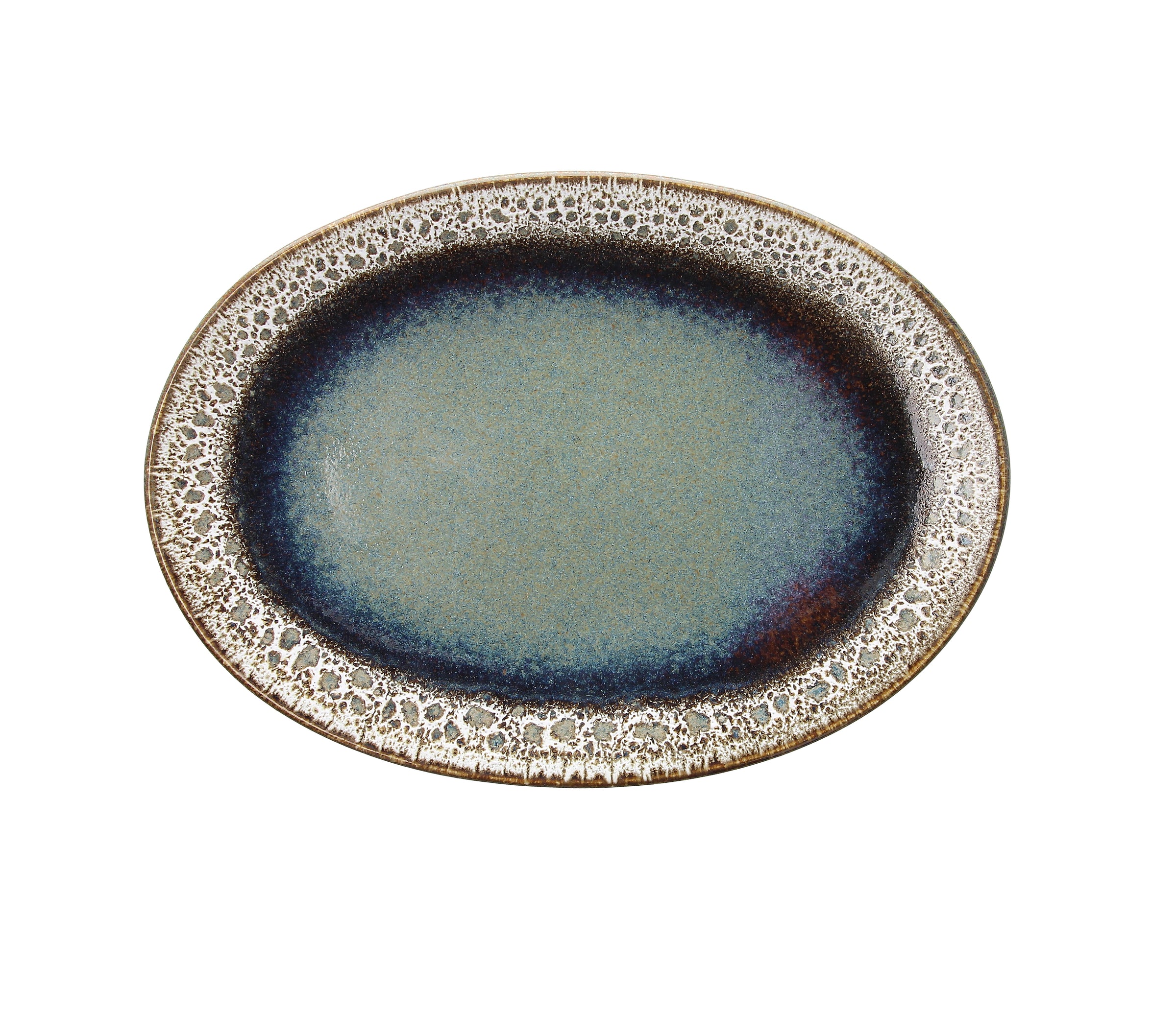 Assiette ovale - Porcelaine 30x21 cm - Bloom ( E19497 ) (4 X 1 unité )