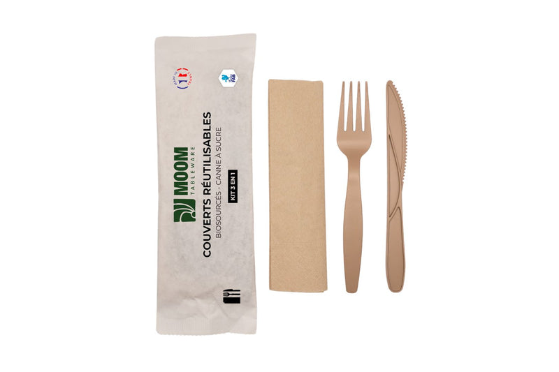 Kit couverts biosourcés  3/1 (1 X 160 unités )