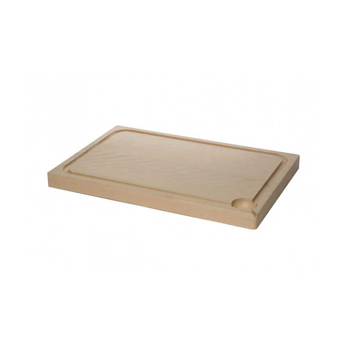 Planche avec rigole - Bois 40x28x2,5 cm ( 085321 ) (1 X 1 unité )