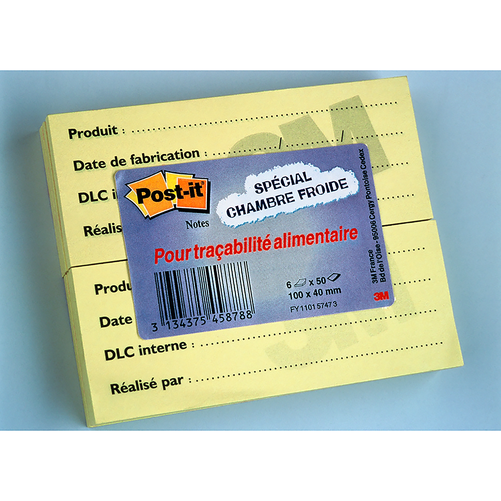 Traceability Post-it® - 100 x 40 mm ( 906095 ) (12 X 6 units )