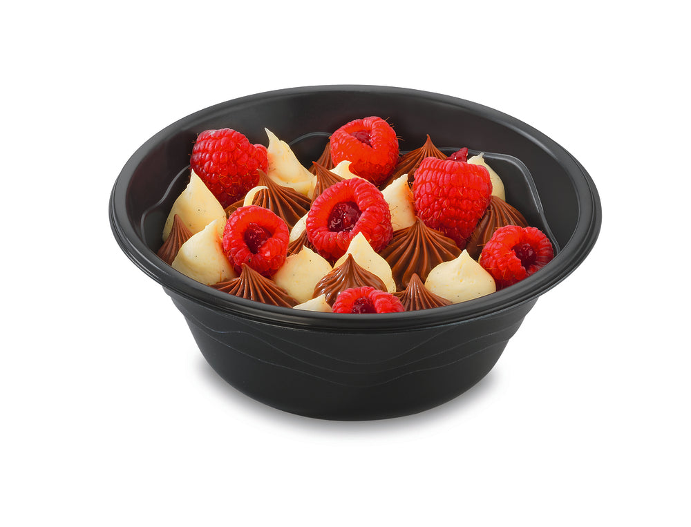 Bol réutilisable 400ml - Polypropylène Ø14cm -Noir ( 153085 ) (36 X 20 unités )