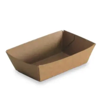 Barquette rect. 390 ml - Kraft brun 16,8x12,7x4,5 cm