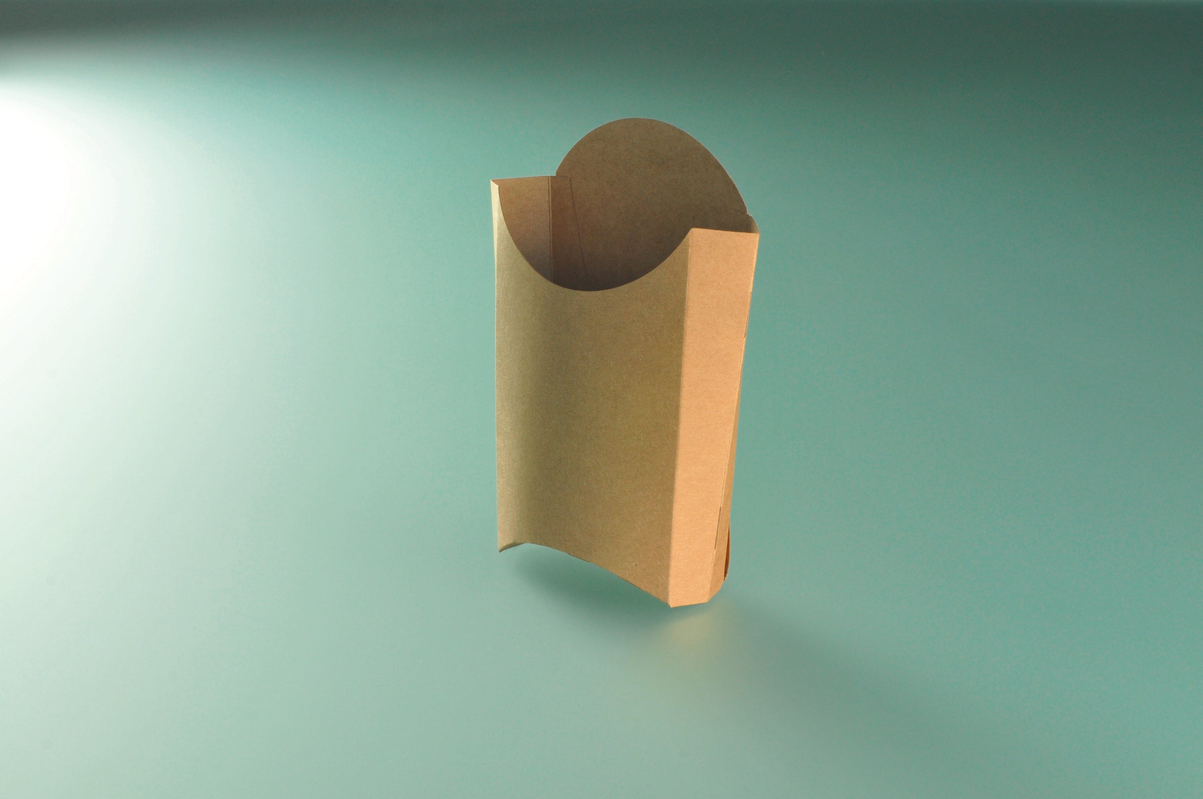 Cornet à frites - Kraft brun - Large 8,7x13,3x17 cm ( 949201 ) (10 X 100 unités )