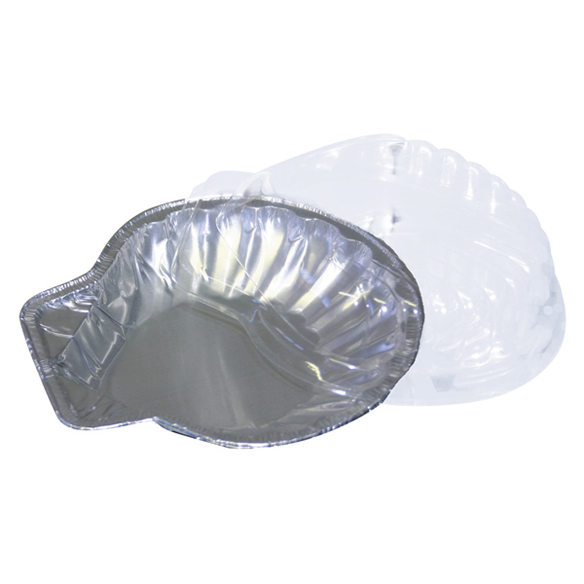 Coquille aluminium 13 cl - Ø12,6x12,3x2 cm ( 948933 ) (1 X 100 unités )