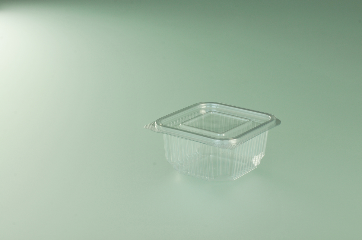 Barquette + couvercle 375g - 12,8x11,7x5,5cm ( 948806 ) (12 X 50 unités )