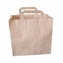 Sac cabas poignées plates - Kraft brun 32x22x24 cm (1 X 250 unités ) - 949257