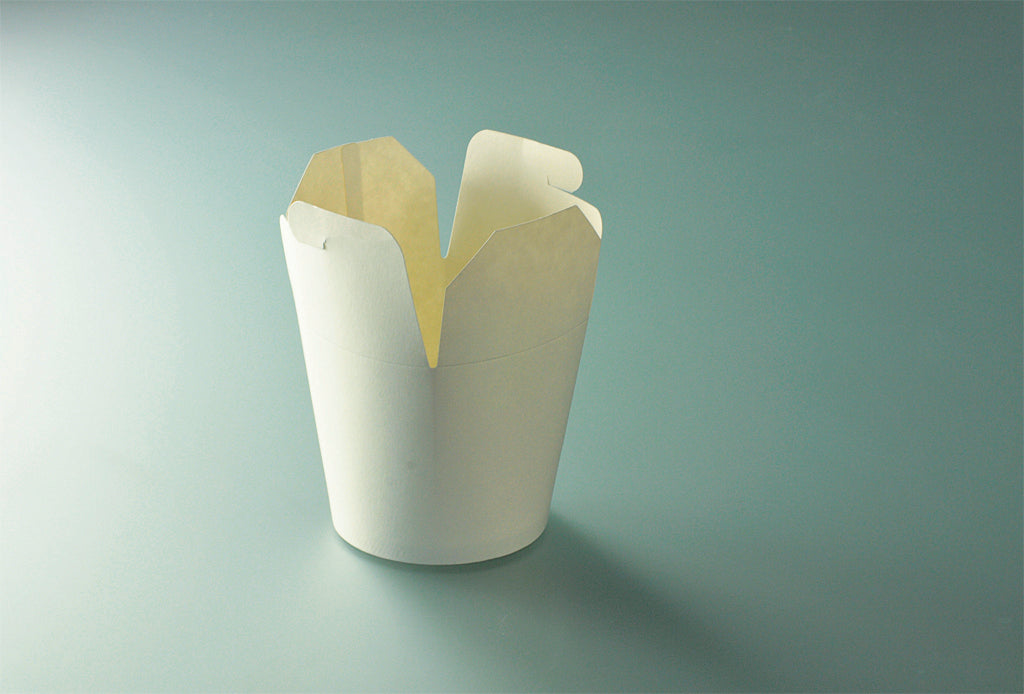 Noodle pot 780 ml - Cardboard - White (948620) (10 X 50 units)
