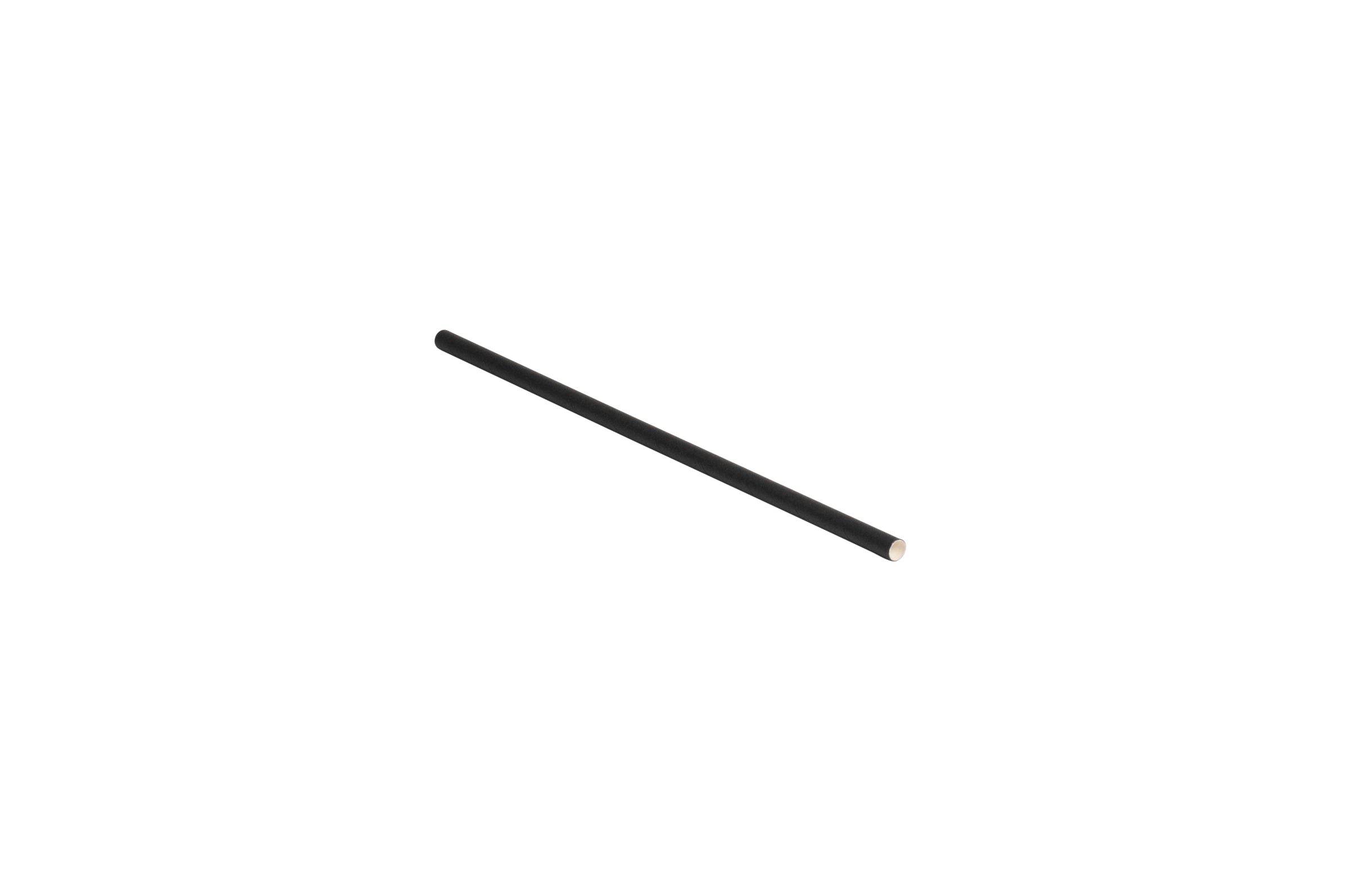 Paille en papier ø 6x20 cm - Noir ( 948728 ) (1 X 250 unités )