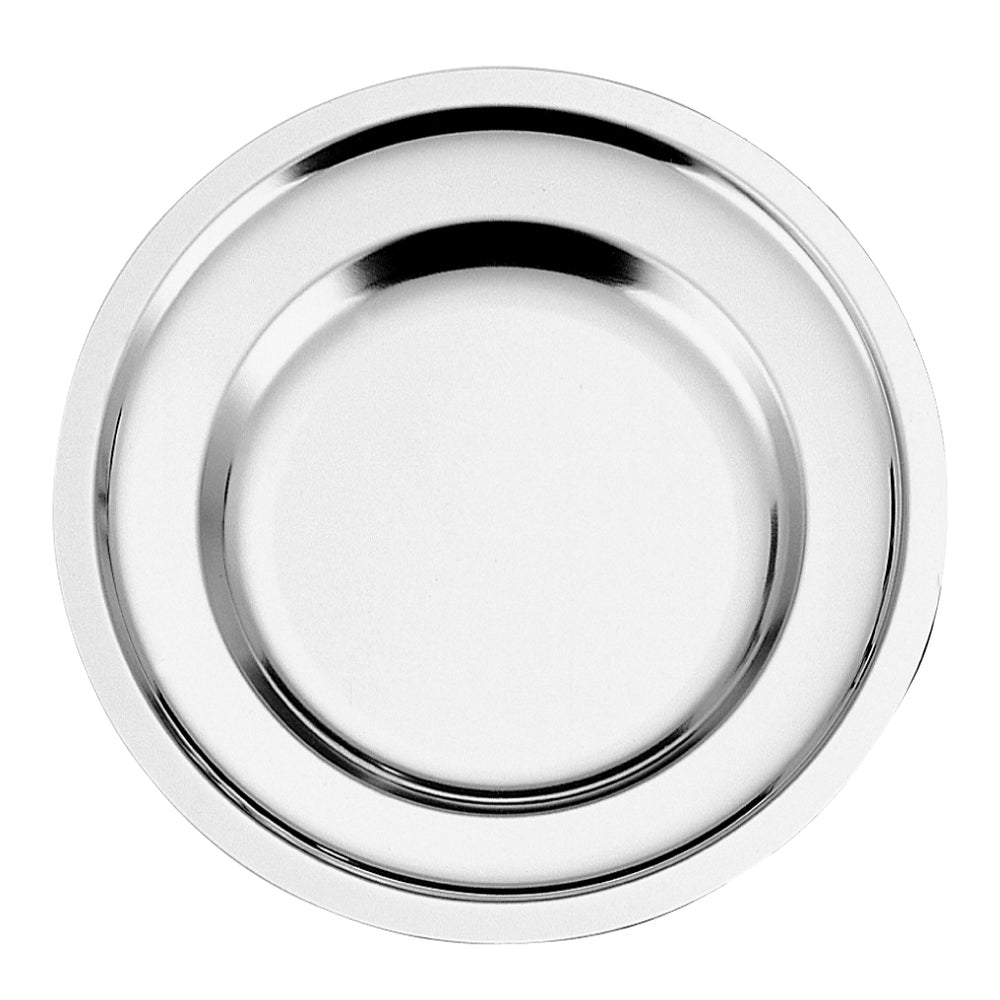 Round dish - Stainless steel ø 30 cm - UNI (002075) (1 X 1 unit)