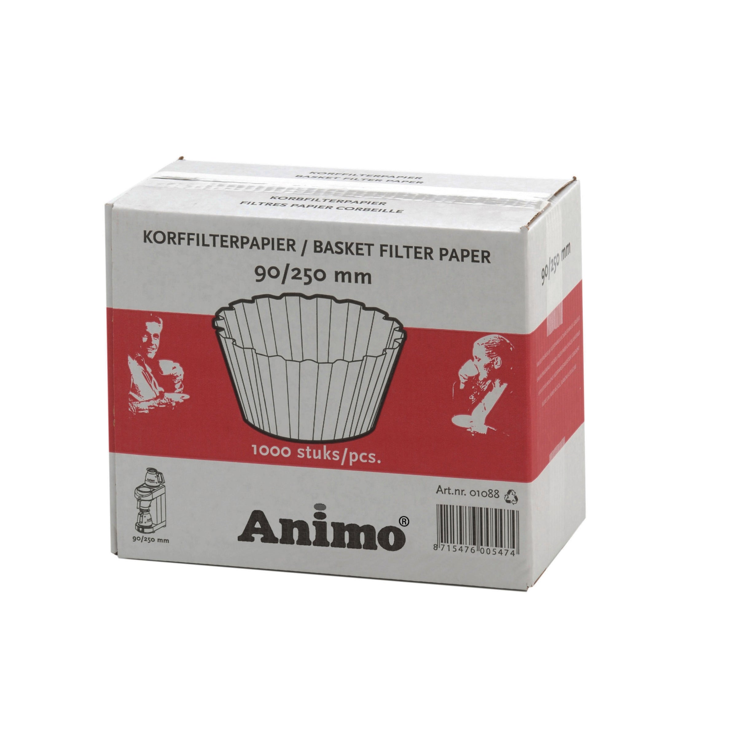 Lot de 1000 filtres à café  90x250mm ( 884213 ) (1 X 1 unité )