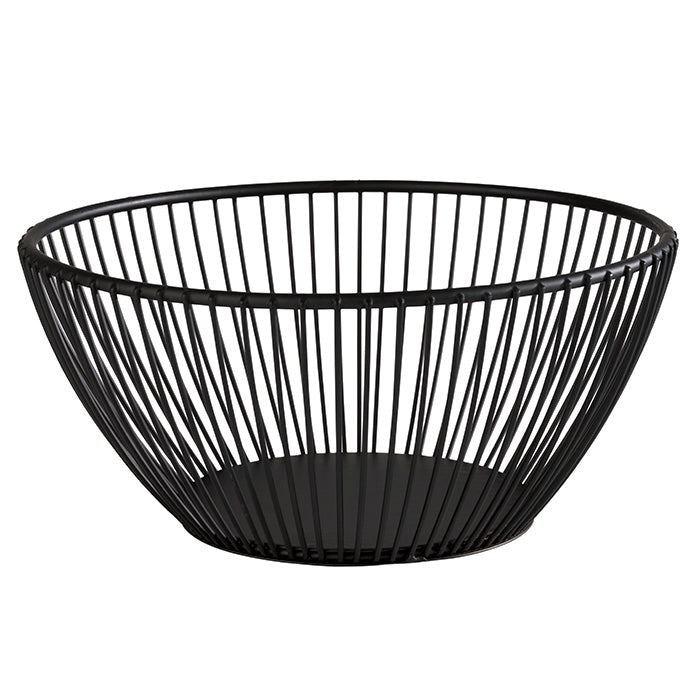 Basket Ø17.5x8 cm - Black - Svart ( A17906 ) (1 X 1 unit )