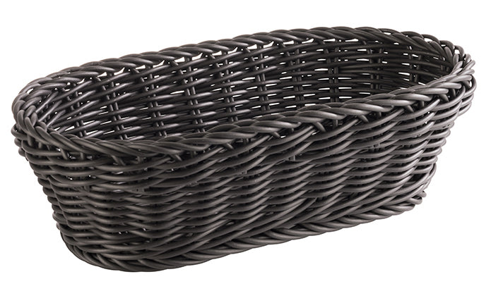 Corbeille pain ovale 28 x 16 cm - Noir ( 514551 ) (1 X 1 unité )