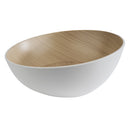 Saladier 1,6L - Mélamine blanc ø25x11cm- Frida Lock (1 X 1 unité ) - 106859