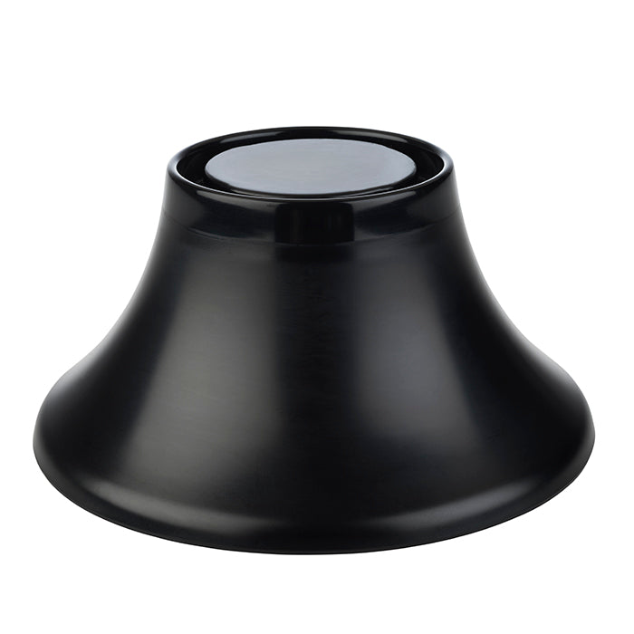 Holder - Black Melamine ø16.5x8 cm - Frida Lock ( 106839 ) (1 X 1 unit )