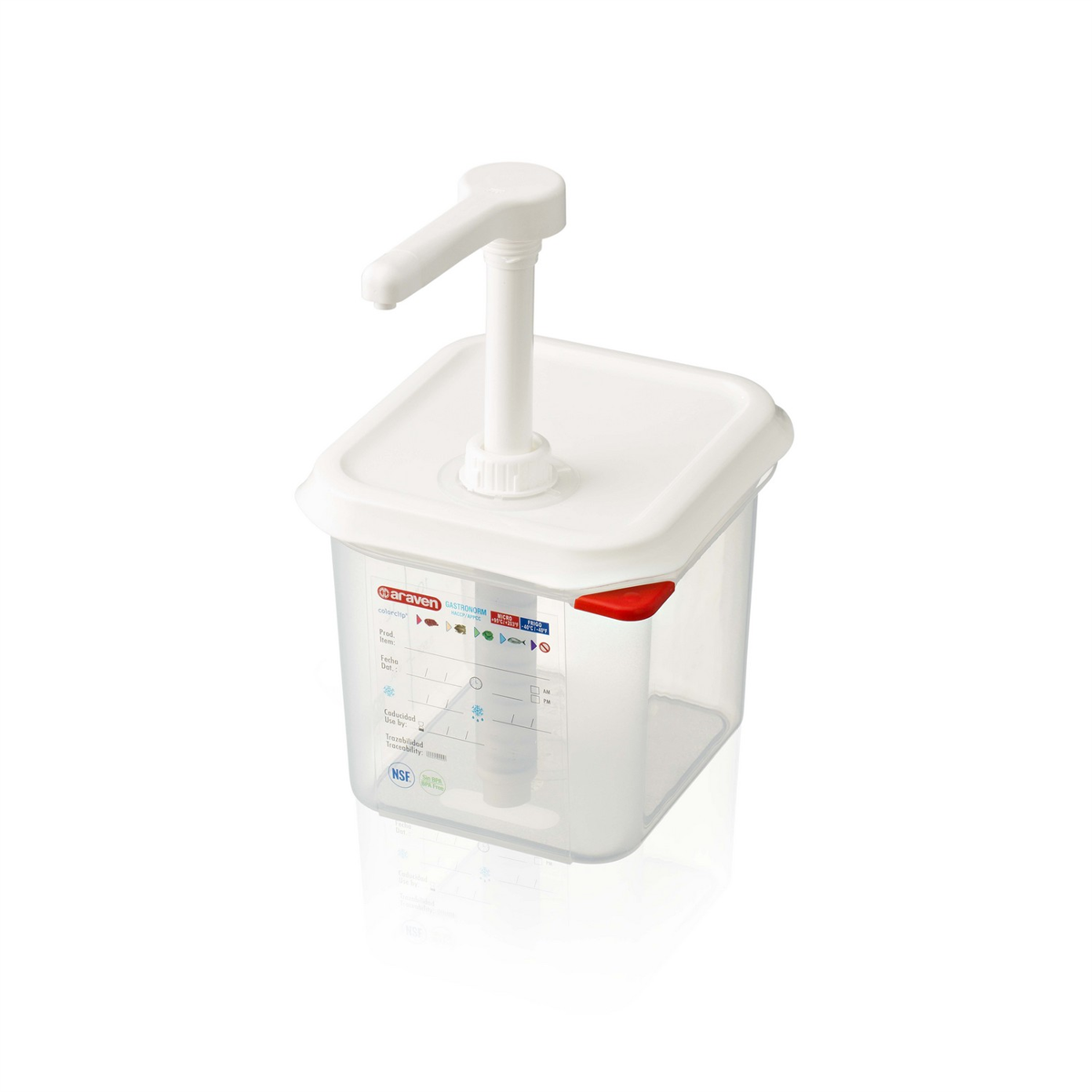 Distributeur de sauce - Bac 2,6 L - 176x162x190 mm ( 631293 ) (1 X 1 unité )