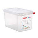 Bac hermétique GN1/4- Hauteur 150 mm - Polypropylène (1 X 1 unité ) - 631432