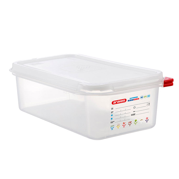 Bac hermétique GN1/3- Hauteur 100 mm - Polypropylène ( 631436 ) (1 X 1 unité )