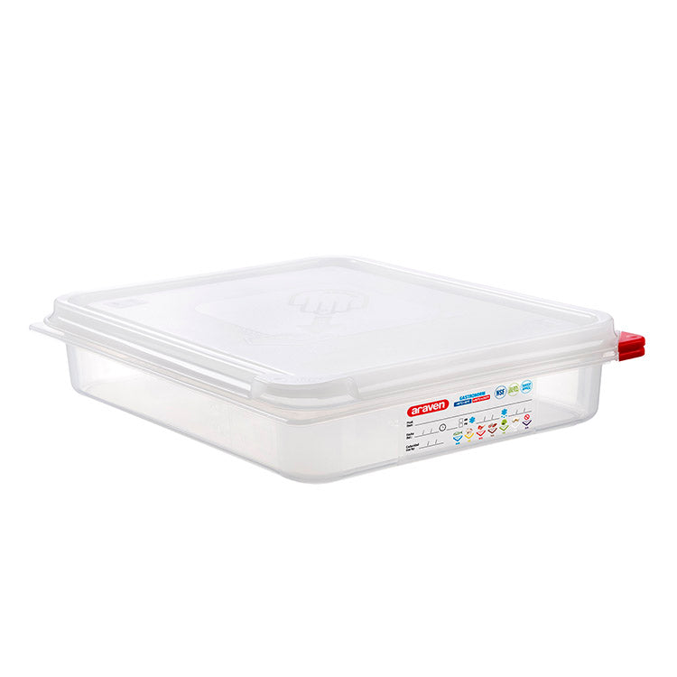 Bac hermétique GN1/2- Hauteur 65 mm - Polypropylène ( 631440 ) (1 X 1 unité )