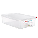 Bac hermétique GN1/1- Hauteur 100 mm - Polypropylène (1 X 1 unité ) - 631448