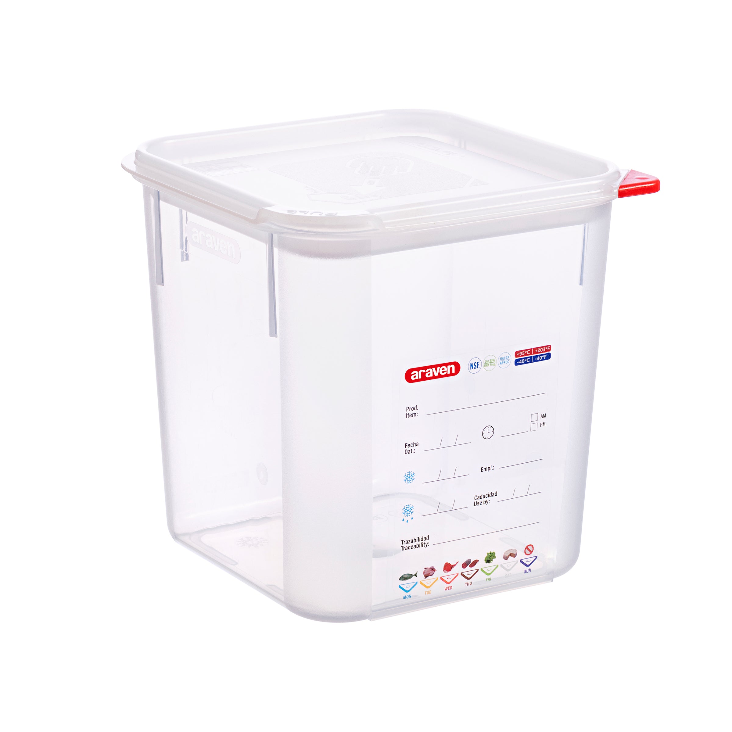 Bac 4 L - 390x210x350 mm - Polypropylène ( 633101 ) (1 X 1 unité )
