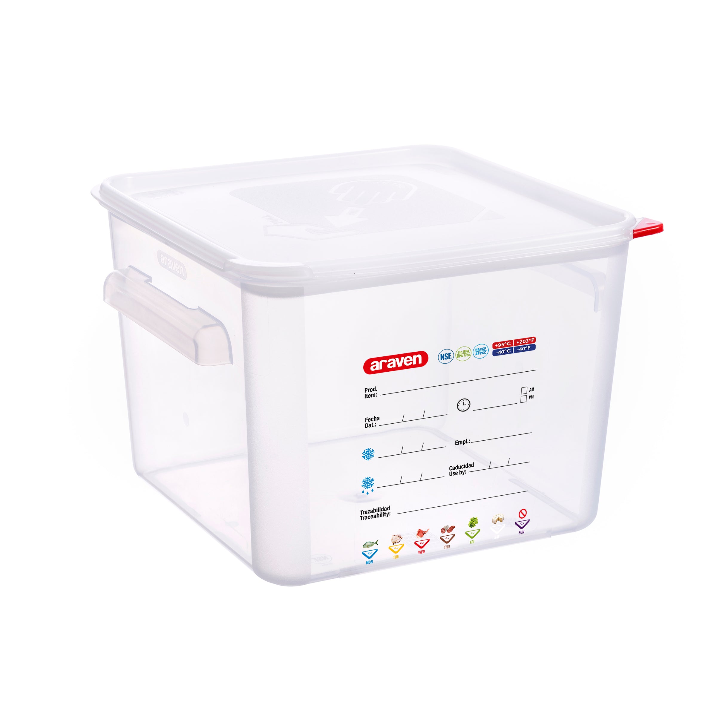 Bac 12 L - 580x325x415 mm - Polypropylène ( 633104 ) (1 X 1 unité )