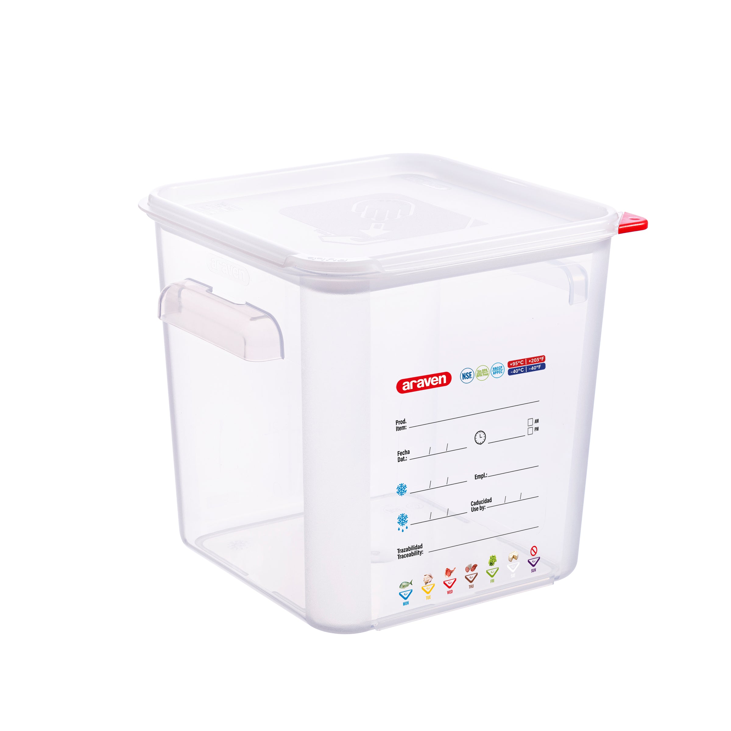 Bac 18 L - 580x325x535 mm - Polypropylène ( 633105 ) (1 X 1 unité )