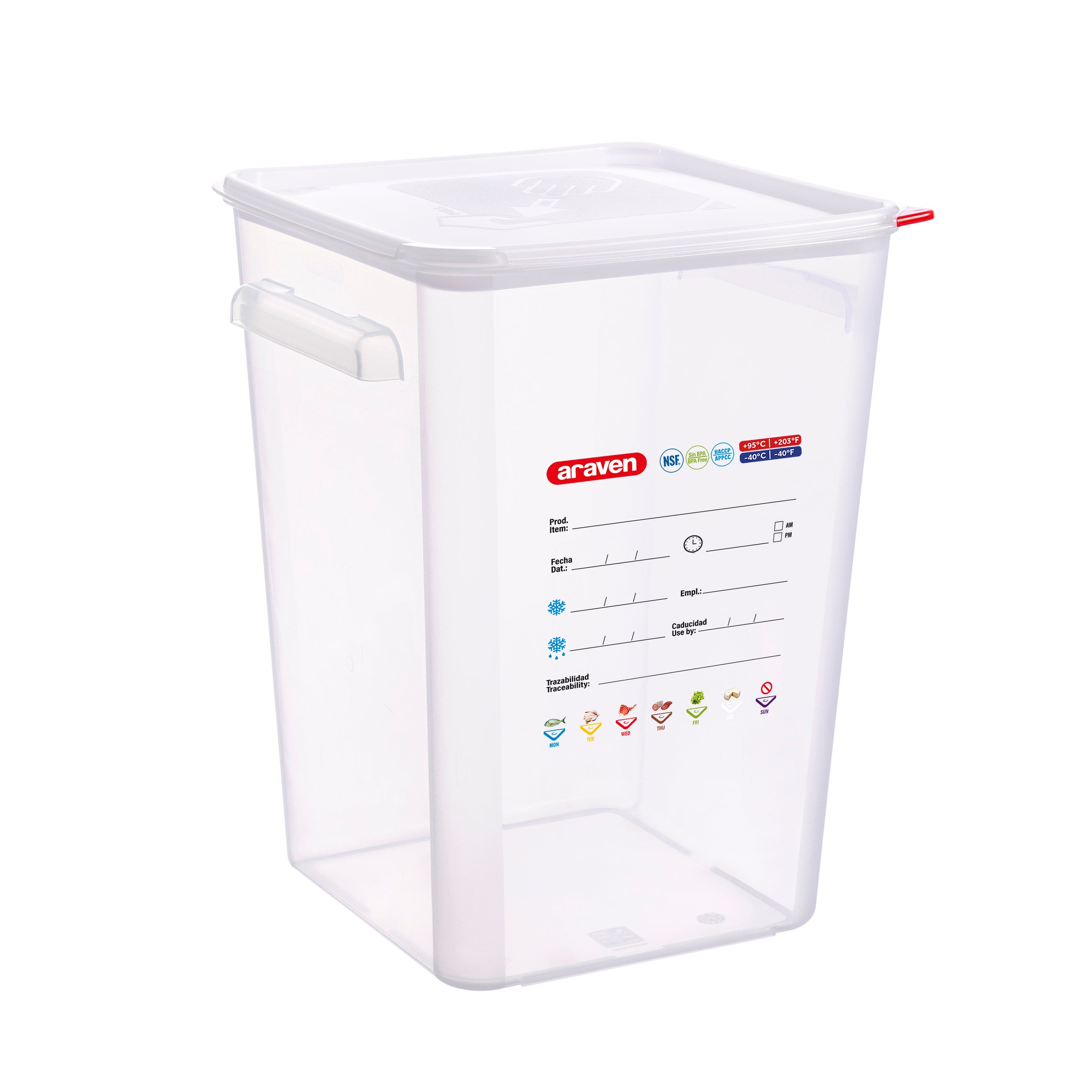Bac 22 L - 580x325x615 mm - Polypropylène ( 633106 ) (1 X 1 unité )