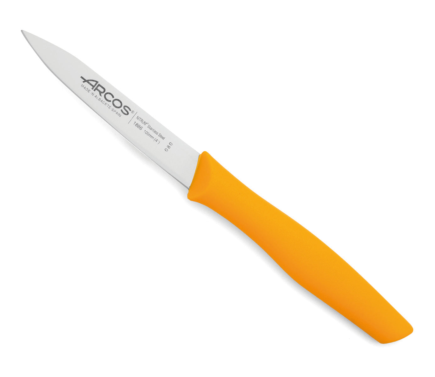 Couteau office 10cm - Manche polypropylène-Orange  ( 913851 ) (1 X 1 unité )