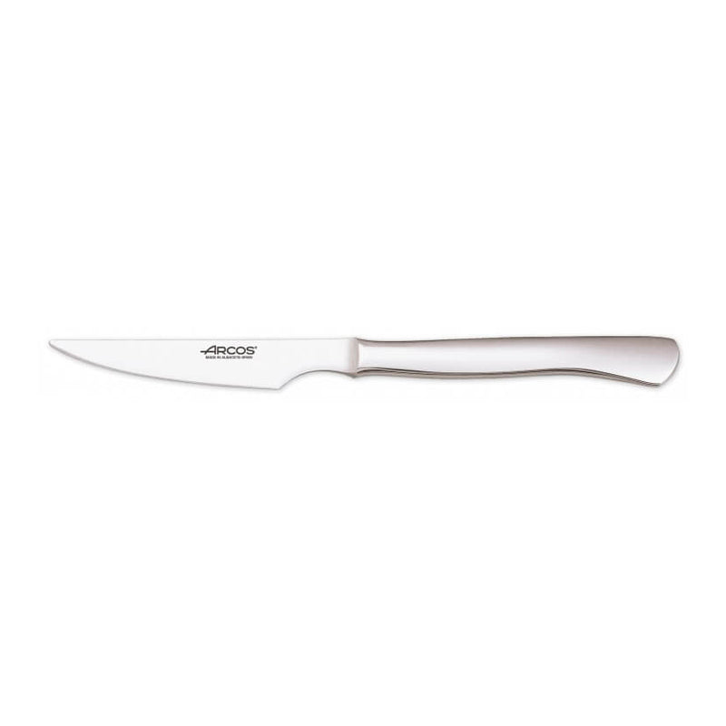 Couteau steak monobloc - Lame lisse 11cm-Steel Force