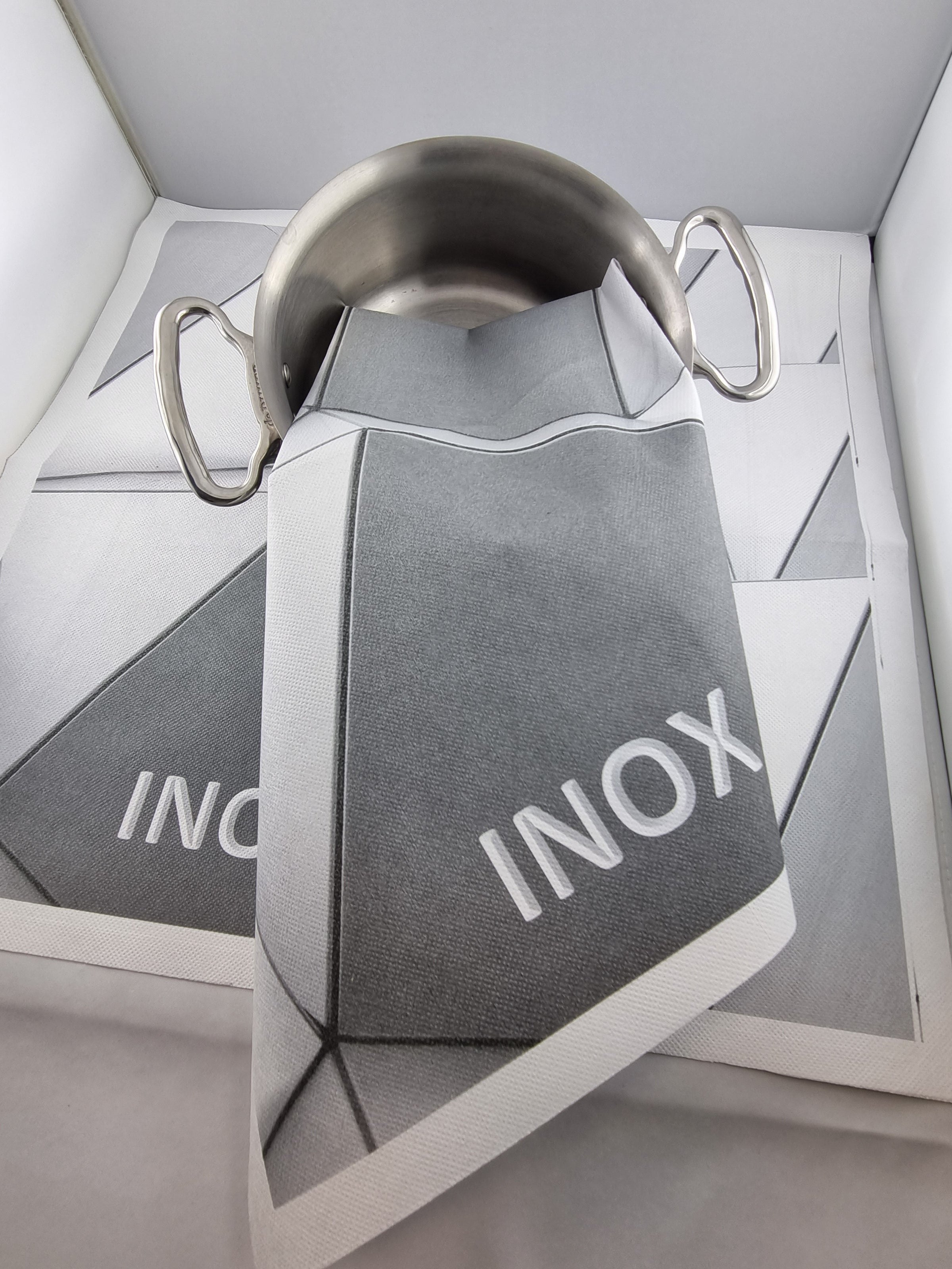 Lavette inox - 40x40 cm ( 153092 ) (10 X 1 unité )