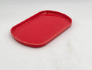 Assiette Oblong ovale ø 26 cm - Rouge - Subtile (6 X 1 unité ) - 047208
