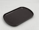 Assiette Oblong ovale ø 33 cm - Noir - Subtile (6 X 1 unité ) - 047209