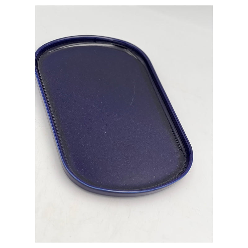 Assiette Oblong ovale ø 33 cm - Bleu - Subtile