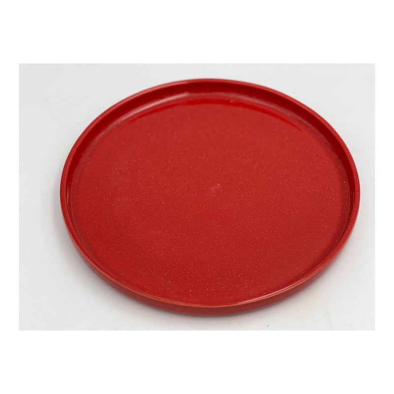 Assiette Tour ronde ø 25 cm - Rouge - Subtile