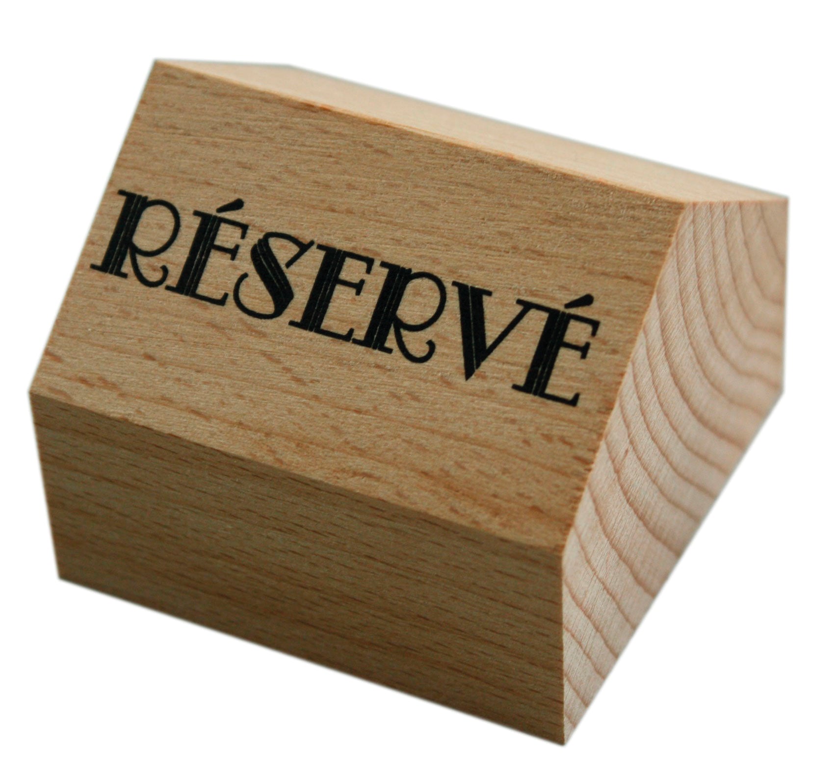 10 chevalets cubes - Bois naturel - Casa réservé ( 016219 ) (1 X 10 unités )